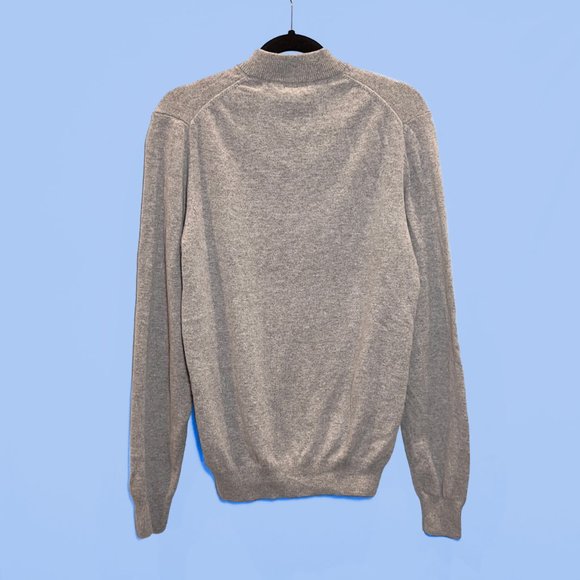 Massimo Dutti Men's Wool Blend Knit Zip-up Cardigan - Picture 2 of 6